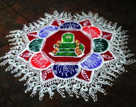 Shiva Rangolis